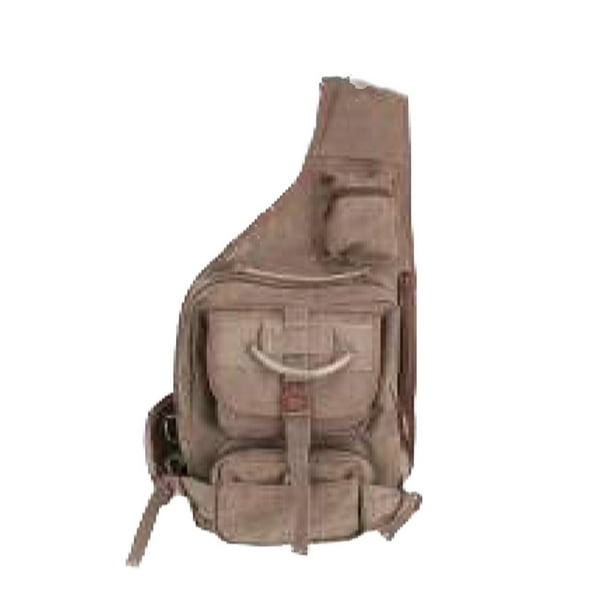 Putty Eurosport Canvas Urban Sling Crossbody Backpack Bag 